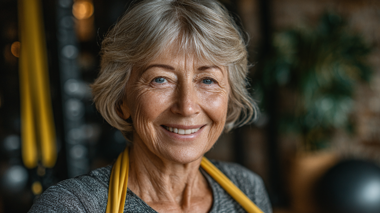 Grup de seniori bucurându-se de exerciții în aer liber, demonstrând vitalitatea și energia dobândite prin activitate fizică regulată